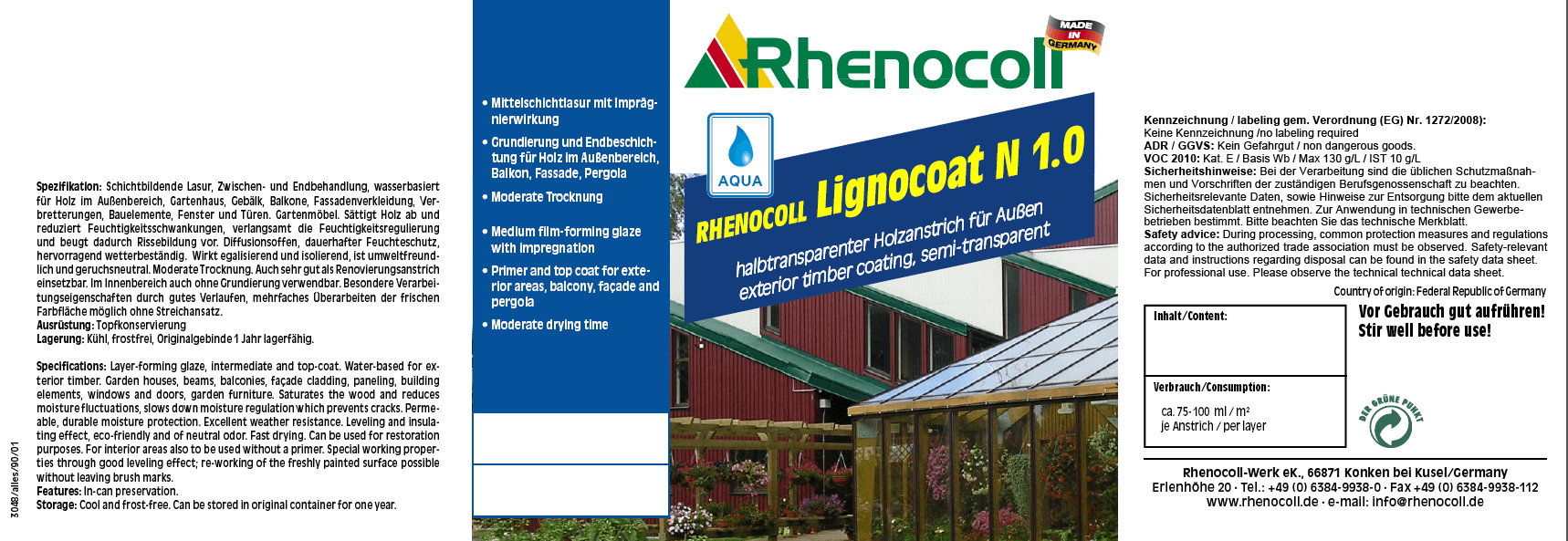 Rhenocoll Lignocoat N 1.0  